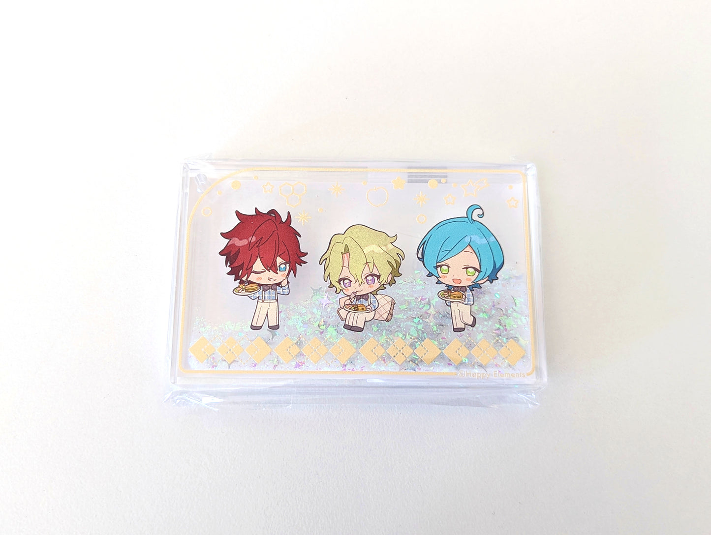 Ensemble Stars!! Animate Cafe 2024 Snow Globe-Style Liquid Acrylic Keychain