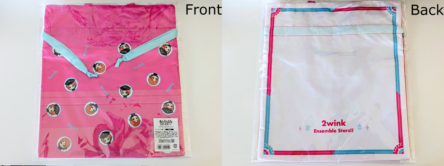 Ensemble Stars!! POP UP SHOP in Tokyo Character Street - Original Ribbon Drawstring Tote