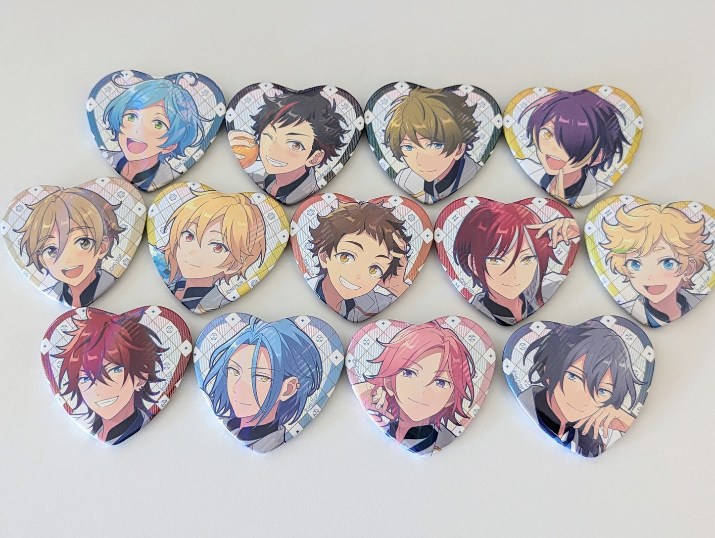 Ensemble Stars!! Heart Shape Can Badge Collection - the first light -