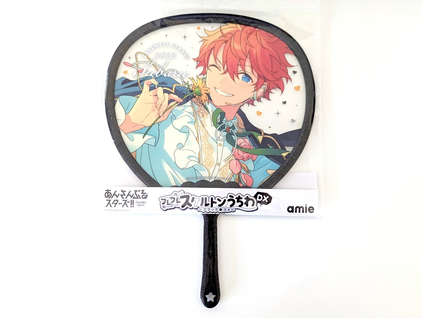 Ensemble Stars!! Furefure Skeleton Handheld Fan DX - Black*Glitter