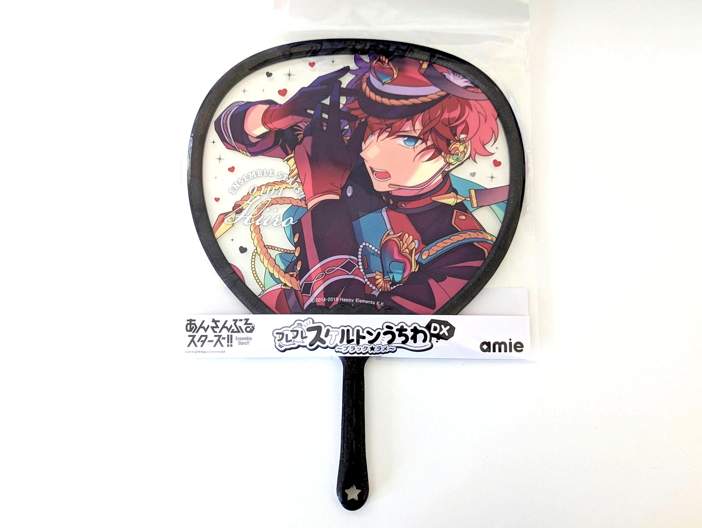 Ensemble Stars!! Furefure Skeleton Handheld Fan DX - Black*Glitter