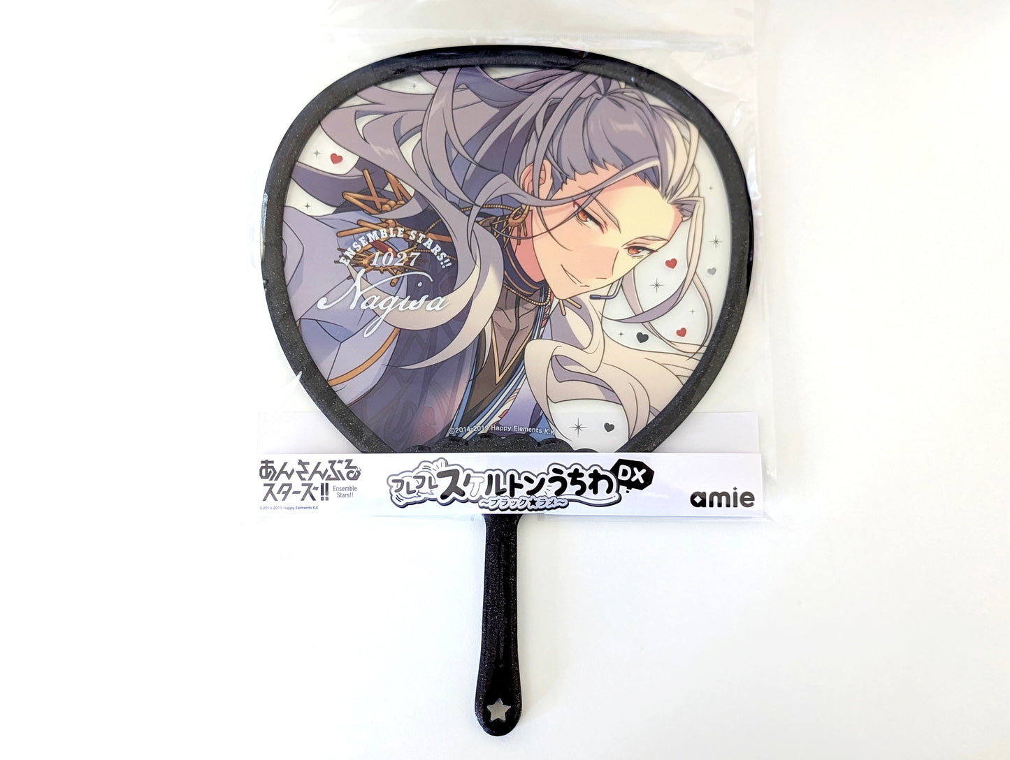 Ensemble Stars!! Furefure Skeleton Handheld Fan DX - Black*Glitter