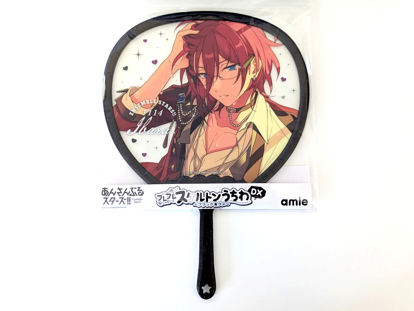 Ensemble Stars!! Furefure Skeleton Handheld Fan DX - Black*Glitter