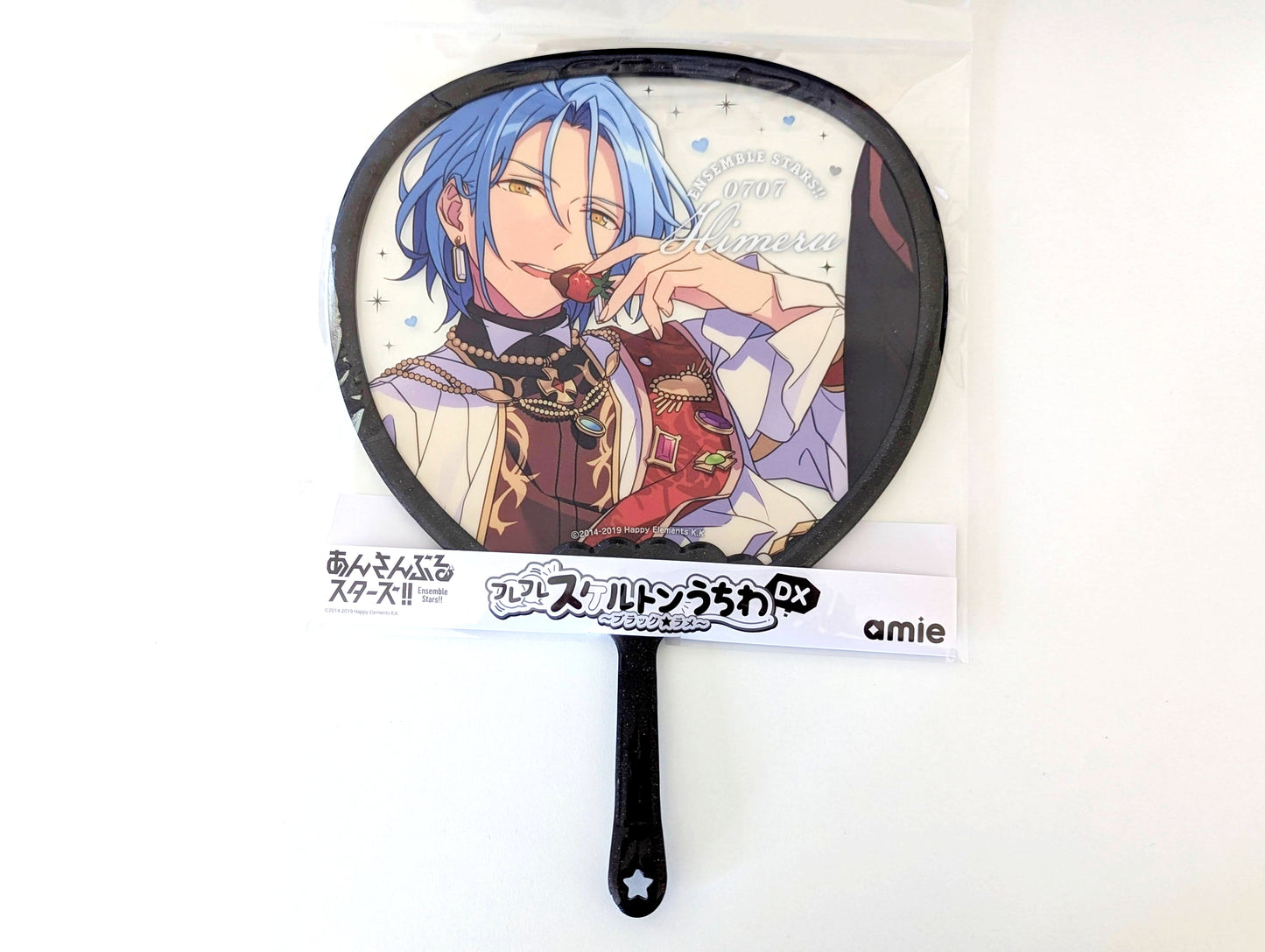 Ensemble Stars!! Furefure Skeleton Handheld Fan DX - Black*Glitter