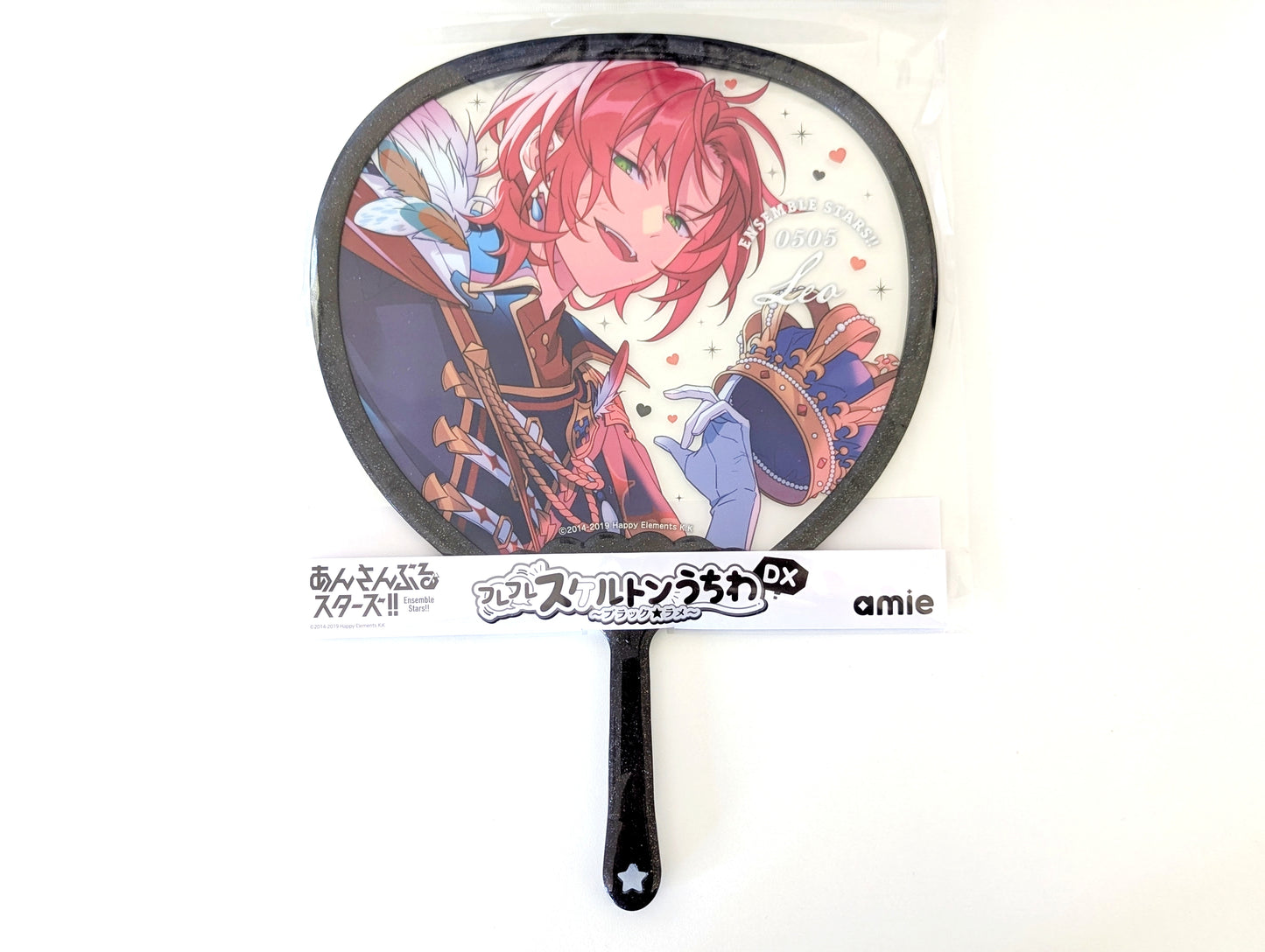Ensemble Stars!! Furefure Skeleton Handheld Fan DX - Black*Glitter