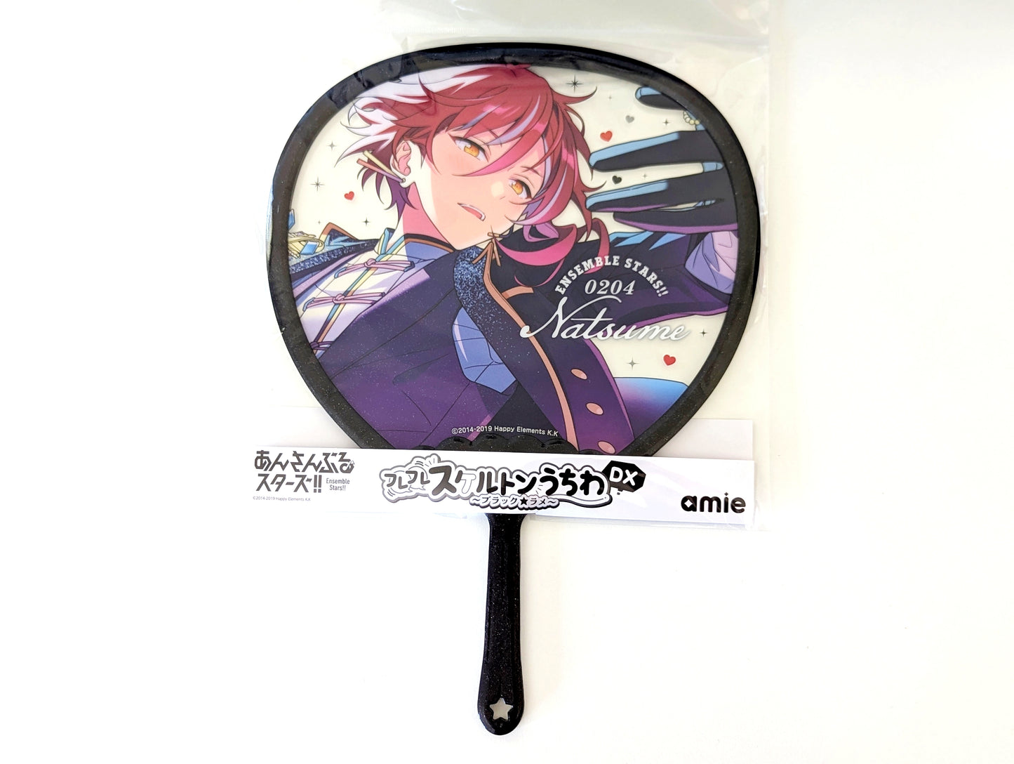 Ensemble Stars!! Furefure Skeleton Handheld Fan DX - Black*Glitter