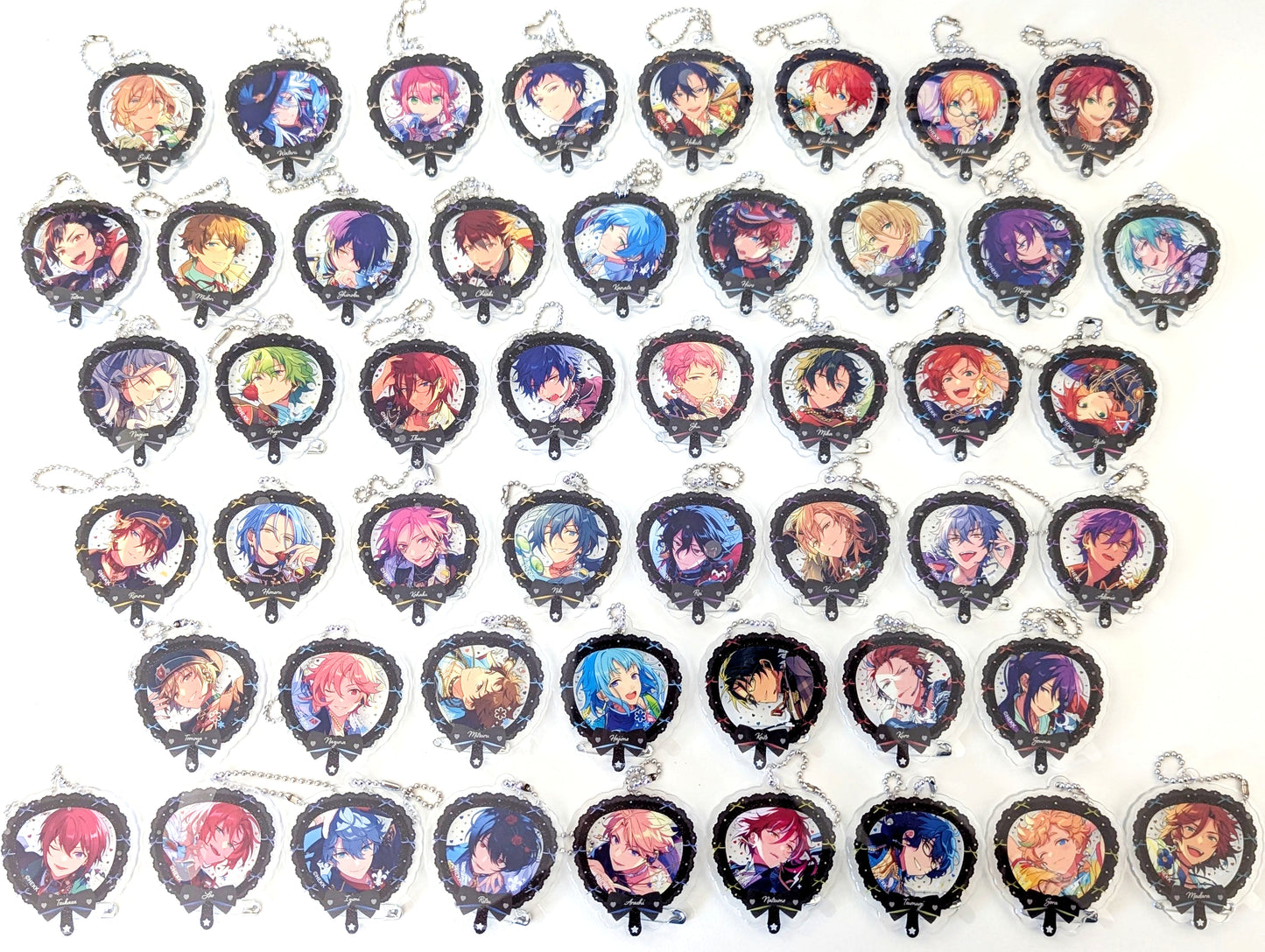 Ensemble Stars!! Furefure Skeleton Handheld Fan Mini Charm