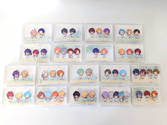 Ensemble Stars!! Animate Cafe 2024 Snow Globe-Style Liquid Acrylic Keychain