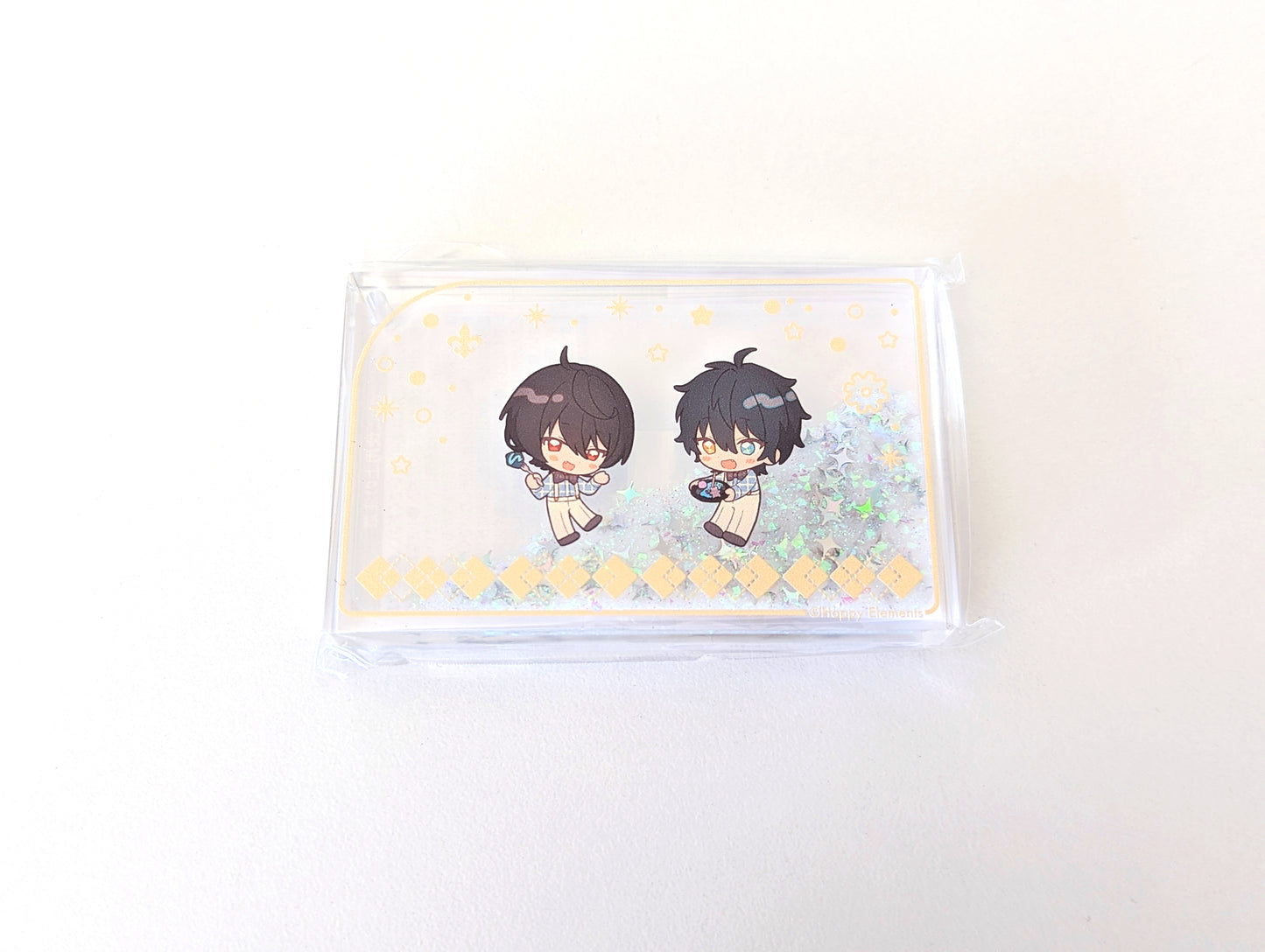 Ensemble Stars!! Animate Cafe 2024 Snow Globe-Style Liquid Acrylic Keychain