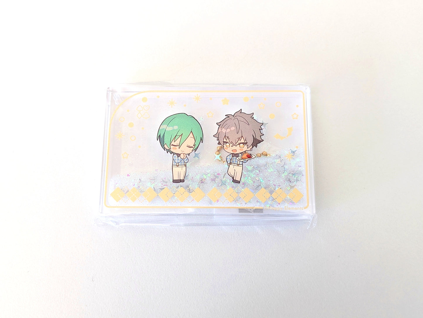 Ensemble Stars!! Animate Cafe 2024 Snow Globe-Style Liquid Acrylic Keychain
