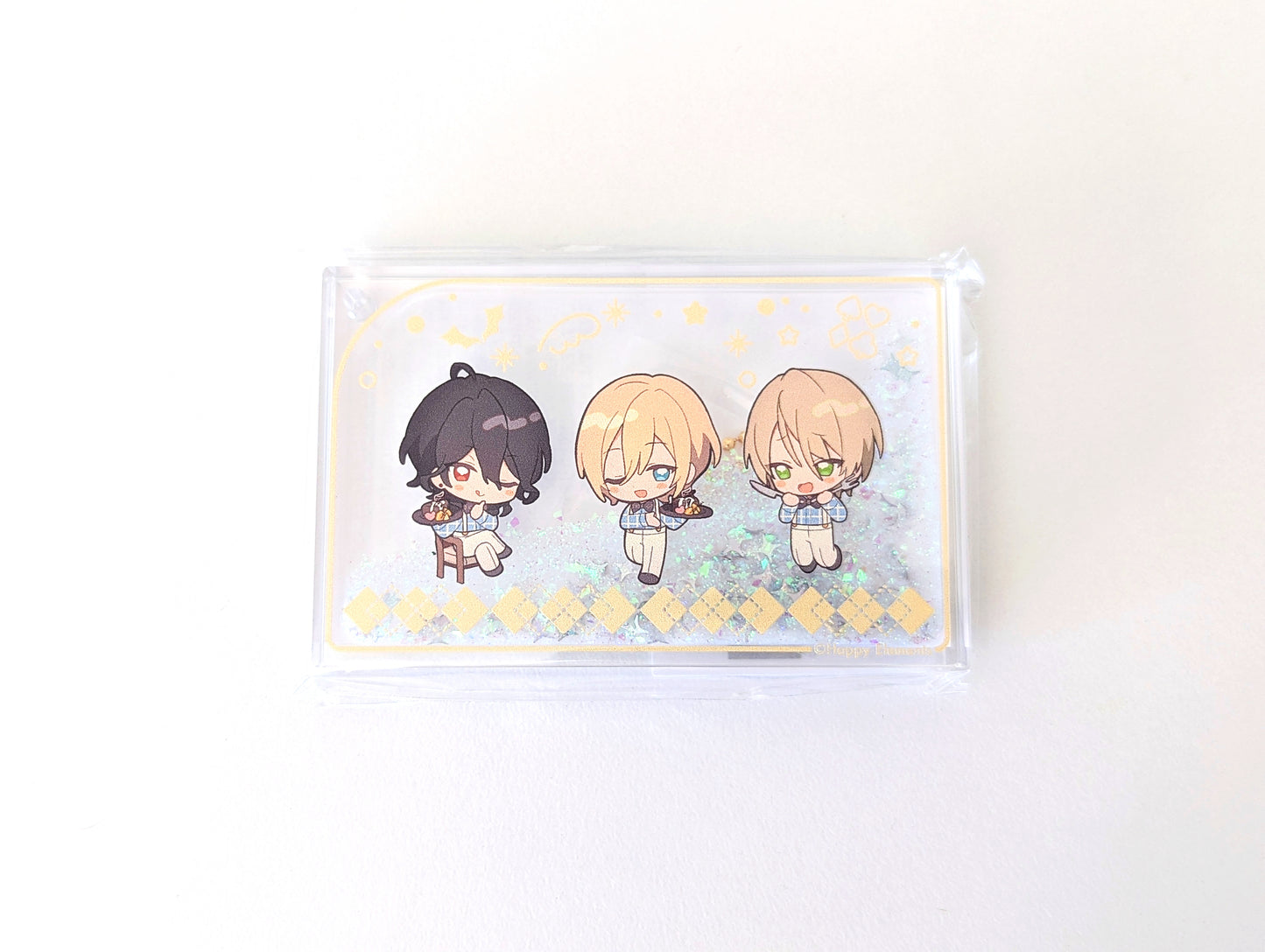 Ensemble Stars!! Animate Cafe 2024 Snow Globe-Style Liquid Acrylic Keychain