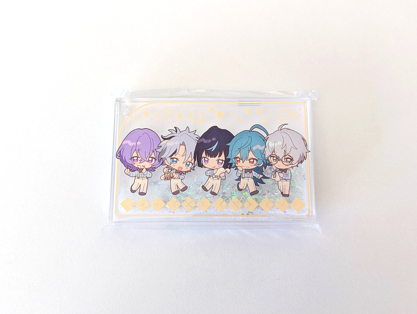 Ensemble Stars!! Animate Cafe 2024 Snow Globe-Style Liquid Acrylic Keychain
