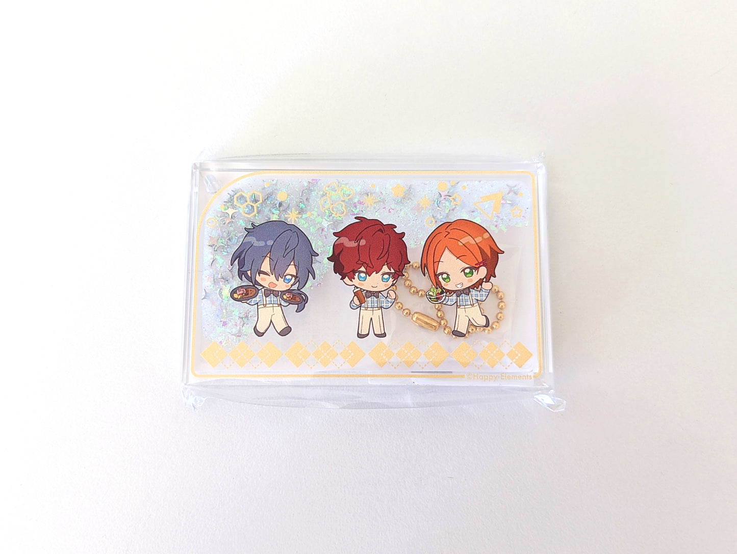 Ensemble Stars!! Animate Cafe 2024 Snow Globe-Style Liquid Acrylic Keychain
