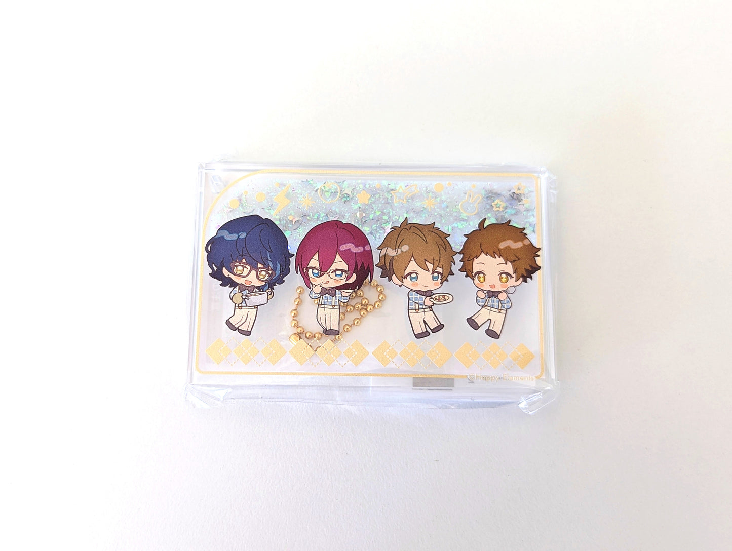 Ensemble Stars!! Animate Cafe 2024 Snow Globe-Style Liquid Acrylic Keychain