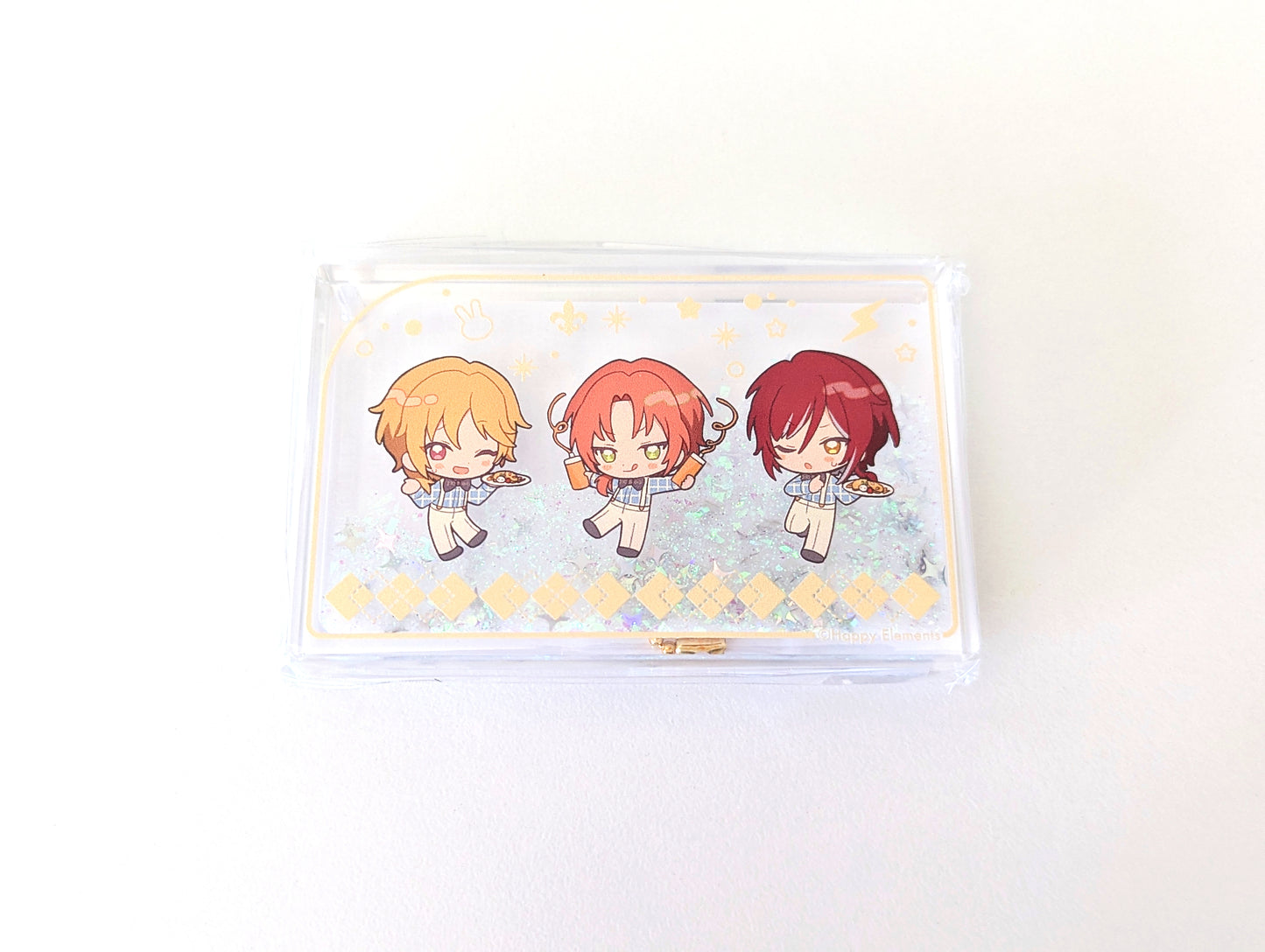 Ensemble Stars!! Animate Cafe 2024 Snow Globe-Style Liquid Acrylic Keychain