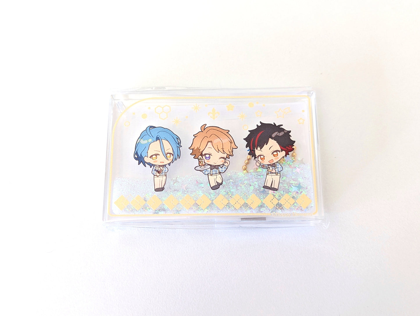 Ensemble Stars!! Animate Cafe 2024 Snow Globe-Style Liquid Acrylic Keychain