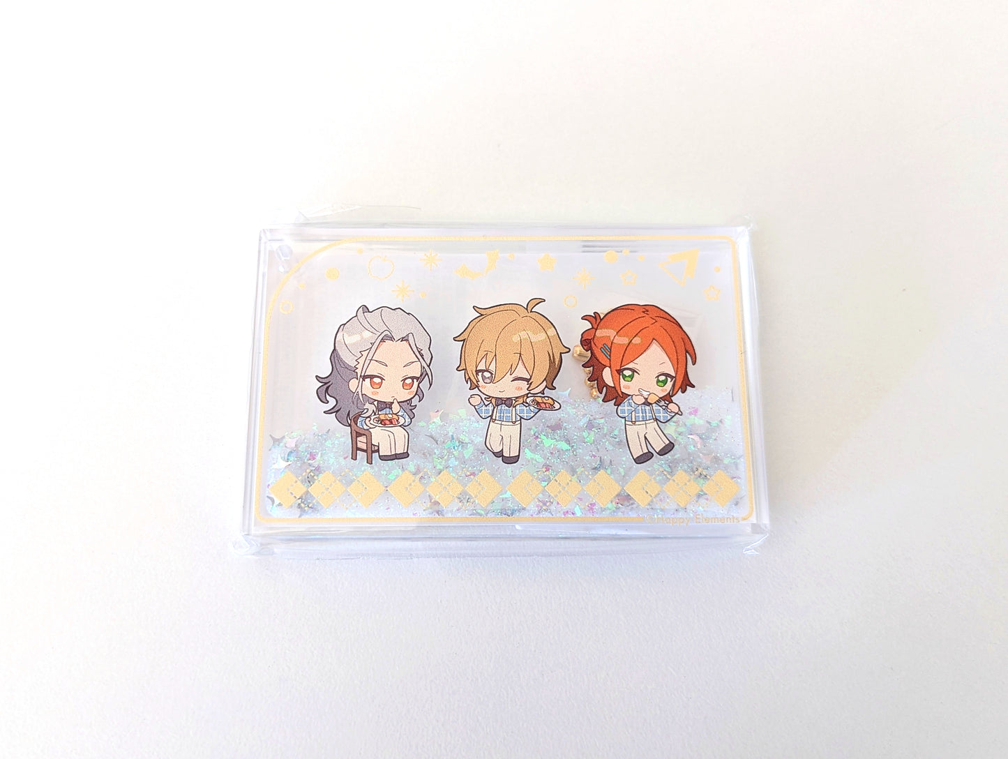 Ensemble Stars!! Animate Cafe 2024 Snow Globe-Style Liquid Acrylic Keychain
