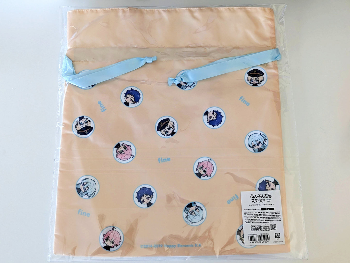 Ensemble Stars!! POP UP SHOP in Tokyo Character Street - Original Ribbon Drawstring Tote