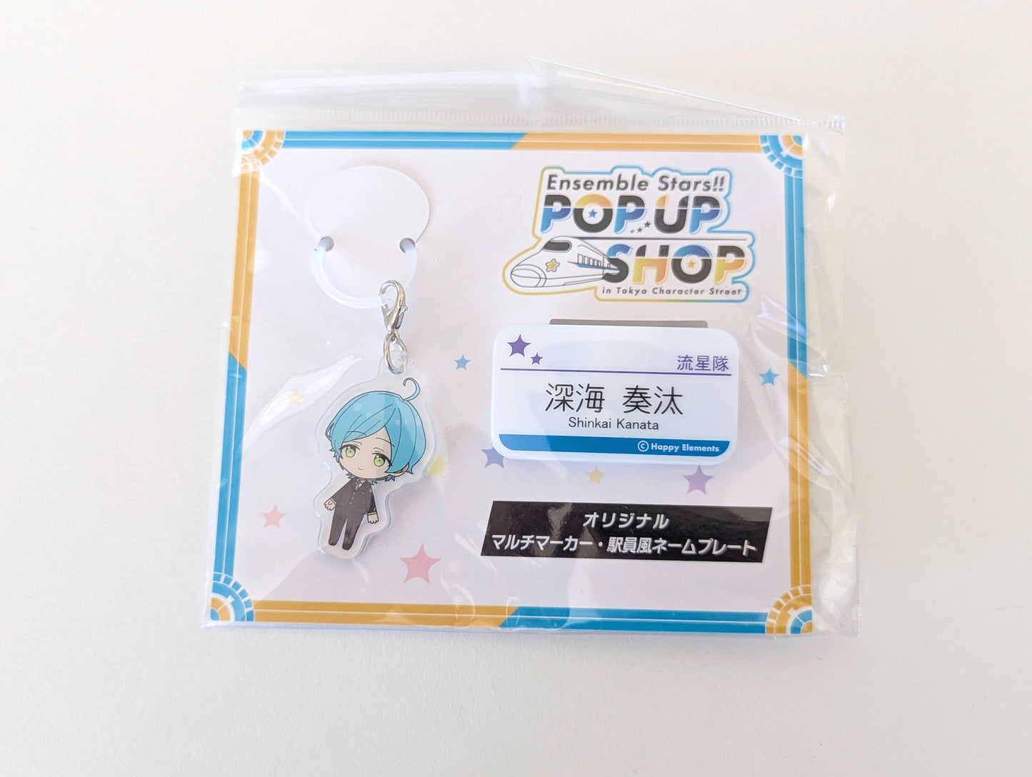 Ensemble Stars!! POP UP SHOP in Tokyo Character Street - Original Keychain and Station Staff-Style Nameplate