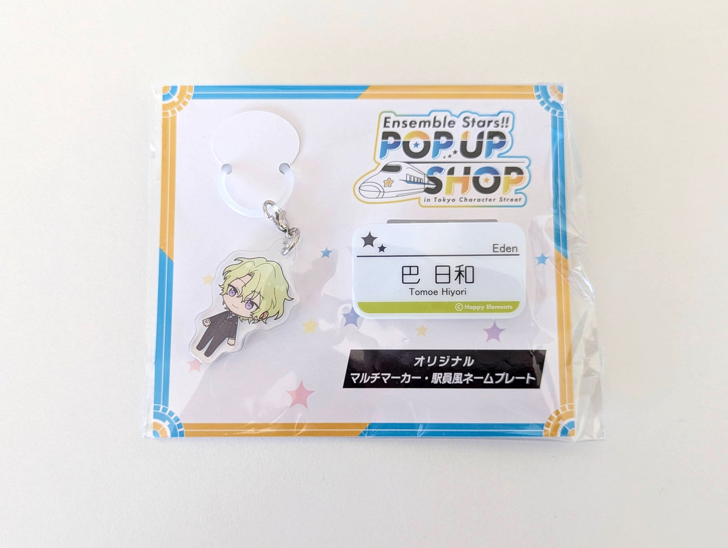 Ensemble Stars!! POP UP SHOP in Tokyo Character Street - Original Keychain and Station Staff-Style Nameplate