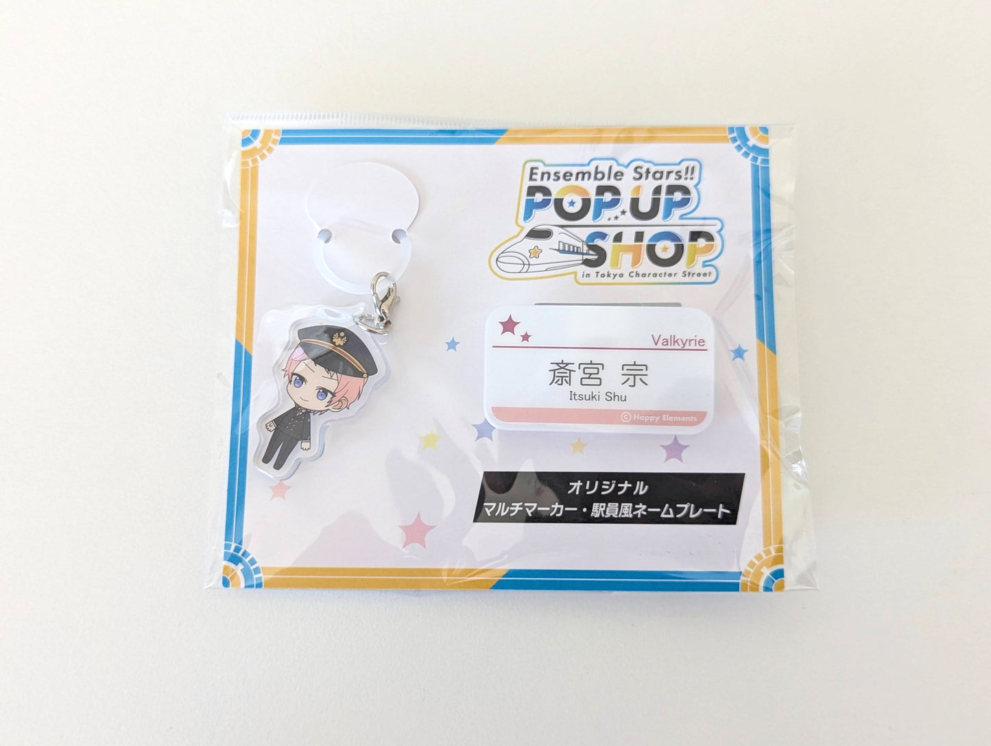 Ensemble Stars!! POP UP SHOP in Tokyo Character Street - Original Keychain and Station Staff-Style Nameplate