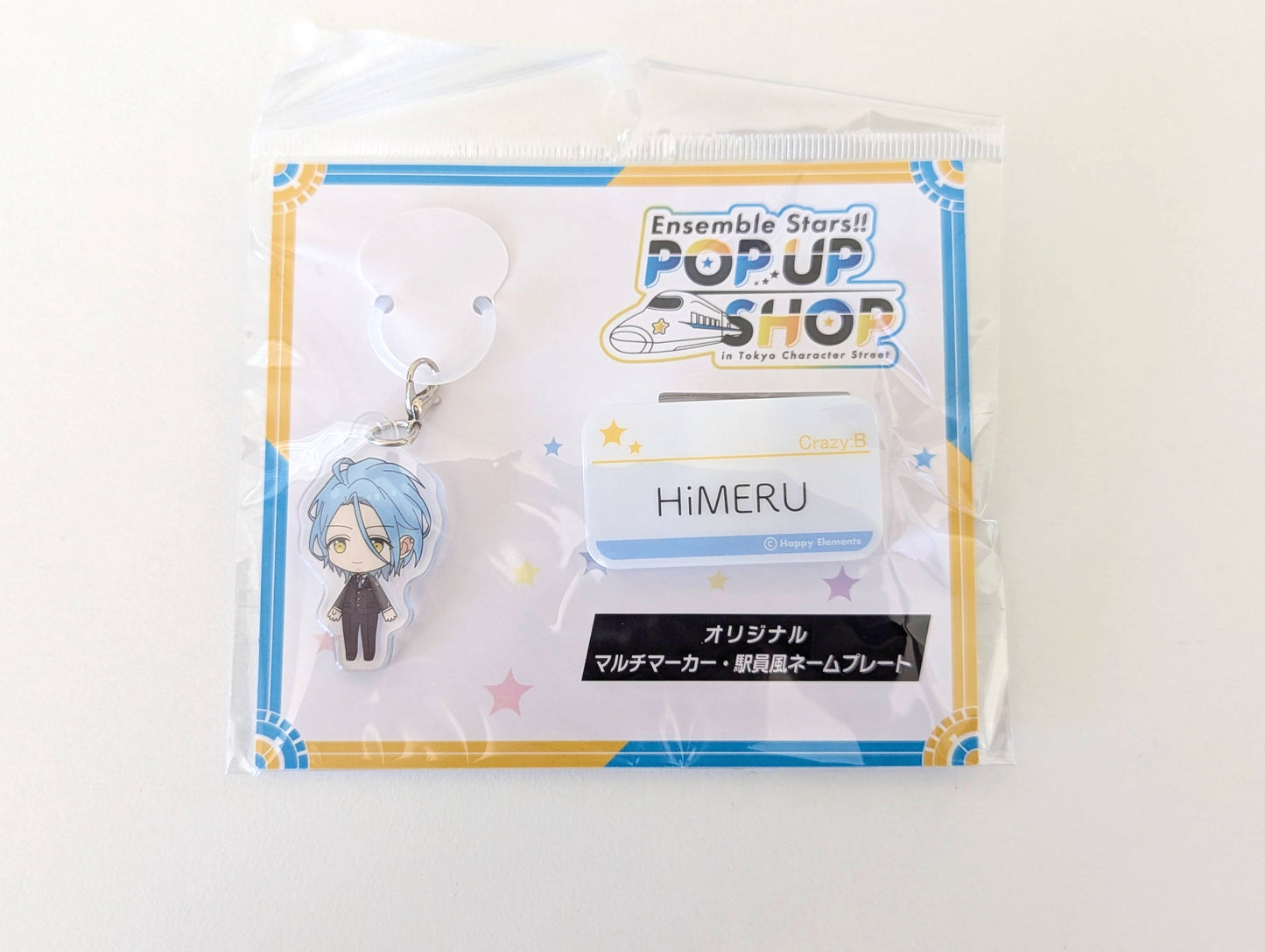 Ensemble Stars!! POP UP SHOP in Tokyo Character Street - Original Keychain and Station Staff-Style Nameplate