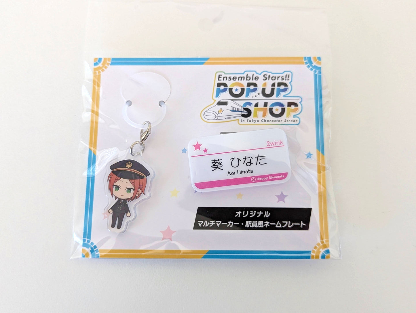 Ensemble Stars!! POP UP SHOP in Tokyo Character Street - Original Keychain and Station Staff-Style Nameplate