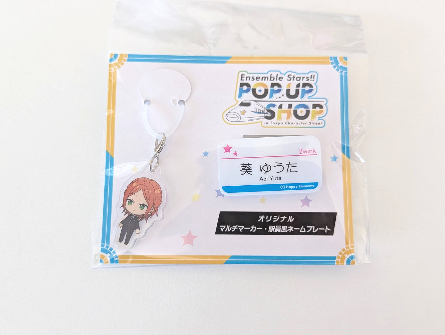 Ensemble Stars!! POP UP SHOP in Tokyo Character Street - Original Keychain and Station Staff-Style Nameplate