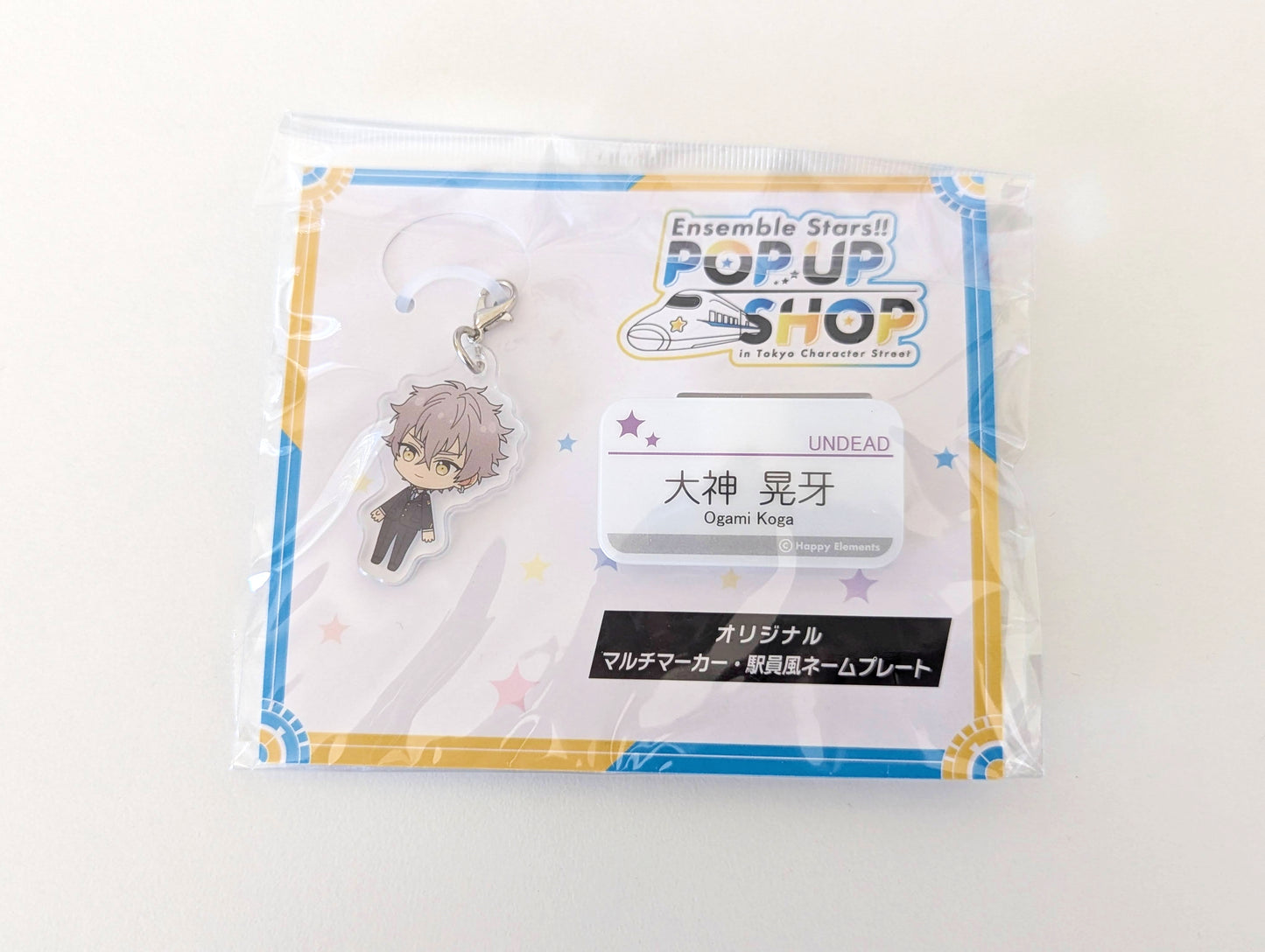 Ensemble Stars!! POP UP SHOP in Tokyo Character Street - Original Keychain and Station Staff-Style Nameplate