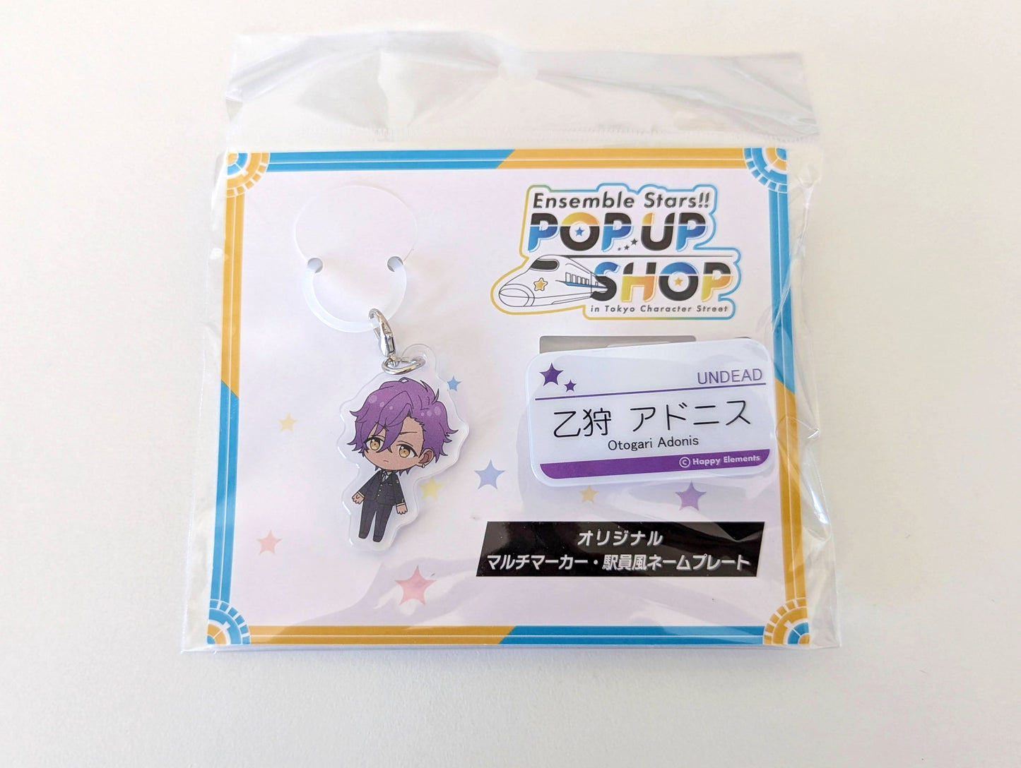 Ensemble Stars!! POP UP SHOP in Tokyo Character Street - Original Keychain and Station Staff-Style Nameplate