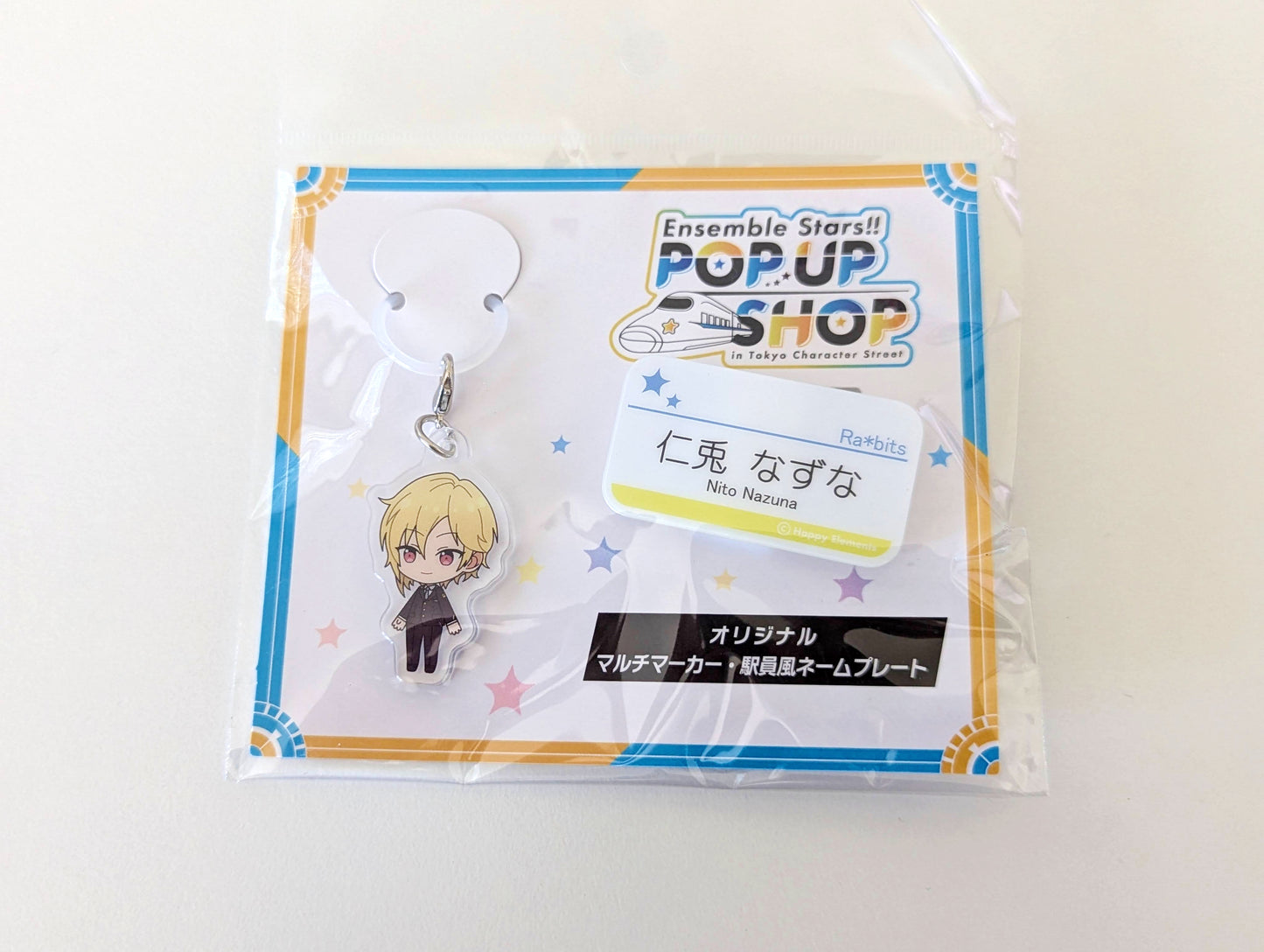 Ensemble Stars!! POP UP SHOP in Tokyo Character Street - Original Keychain and Station Staff-Style Nameplate