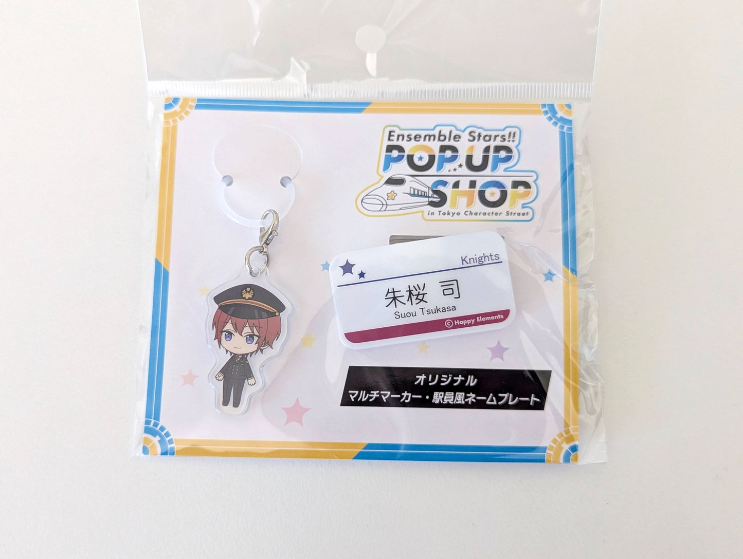 Ensemble Stars!! POP UP SHOP in Tokyo Character Street - Original Keychain and Station Staff-Style Nameplate