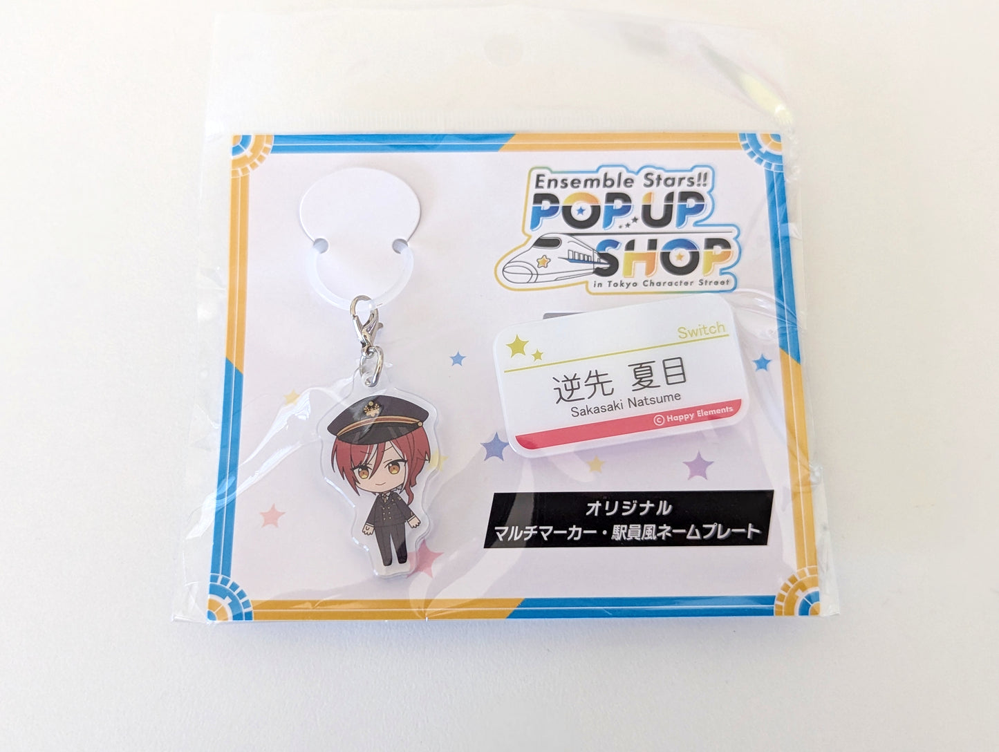 Ensemble Stars!! POP UP SHOP in Tokyo Character Street - Original Keychain and Station Staff-Style Nameplate