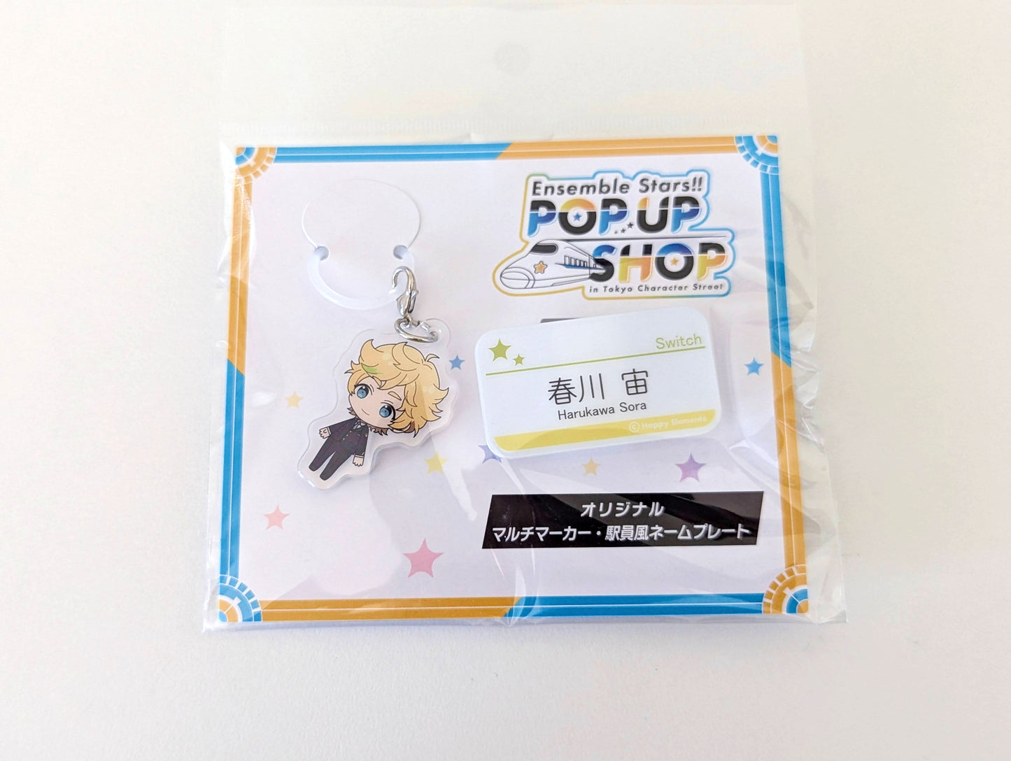 Ensemble Stars!! POP UP SHOP in Tokyo Character Street - Original Keychain and Station Staff-Style Nameplate