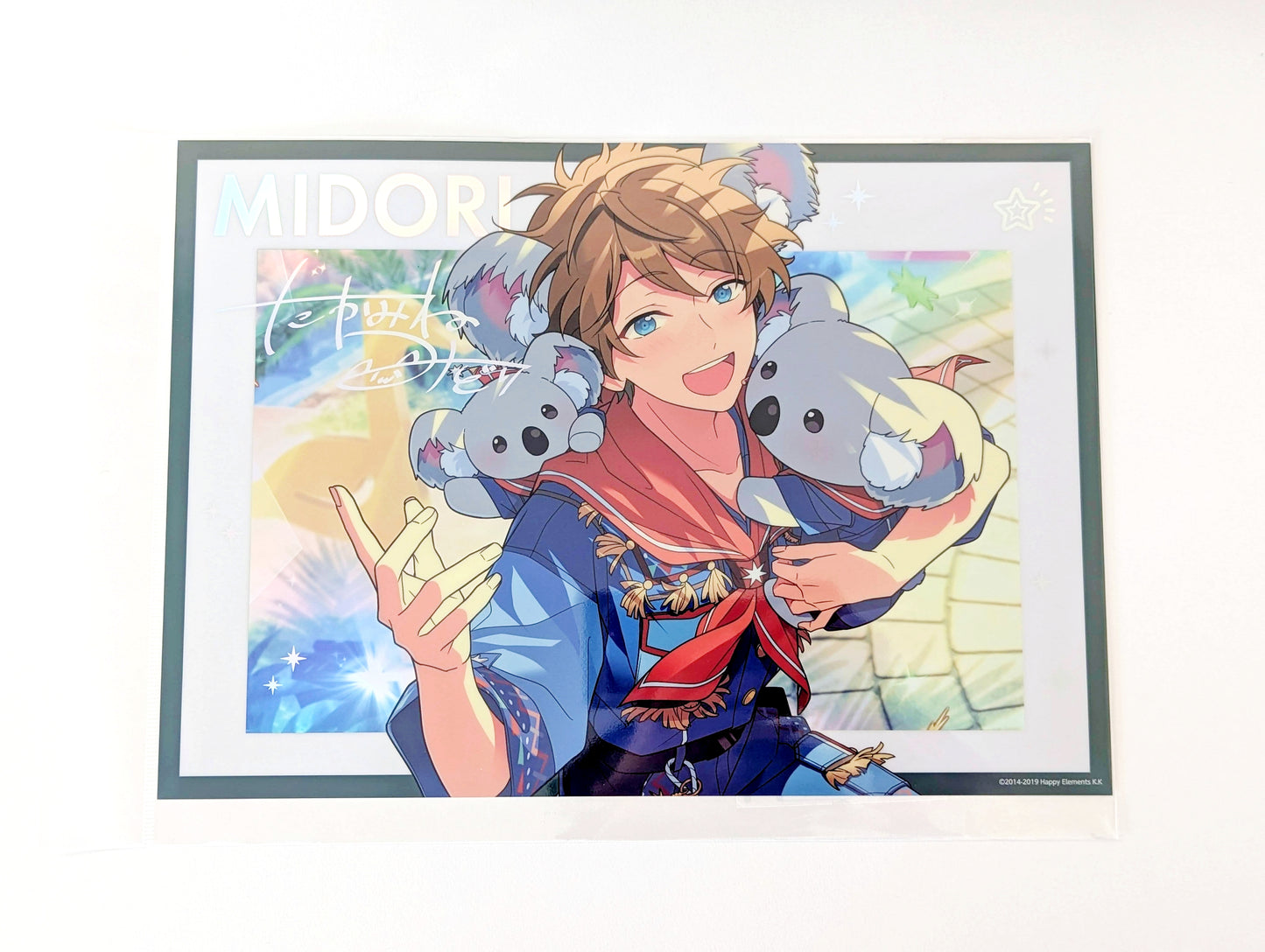Ensemble Stars!! Stella Photo Sparkle Holographic Poster