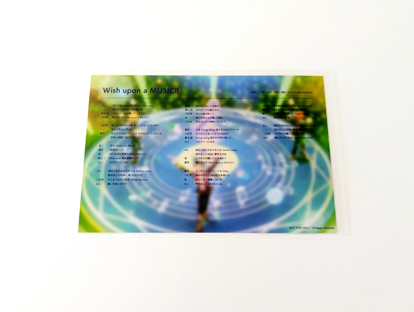 Ensemble Stars!! Birthday Card & Lyrics Card [2025 Mar]