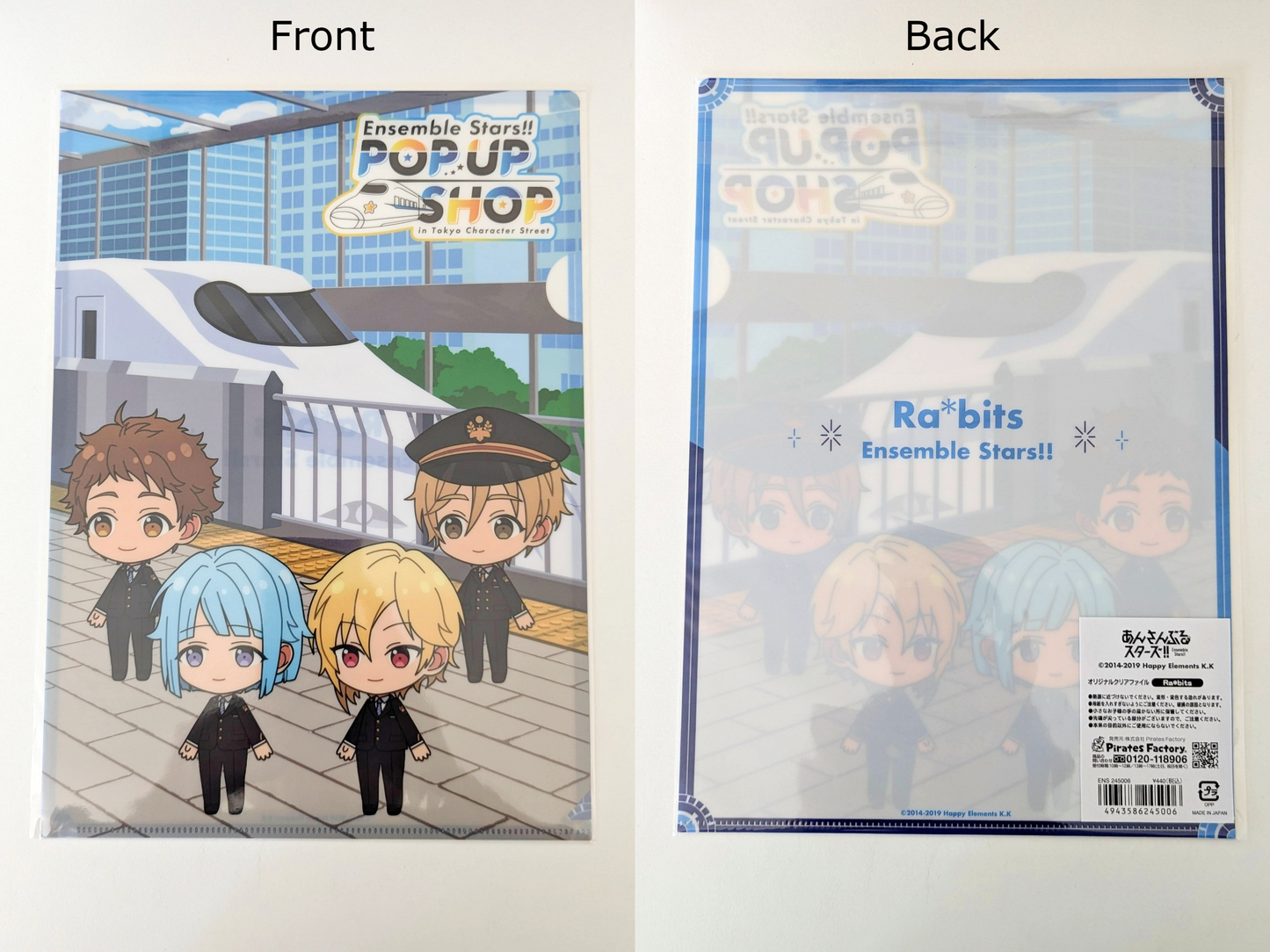 Ensemble Stars!! POP UP SHOP in Tokyo Character Street - Original Clear File