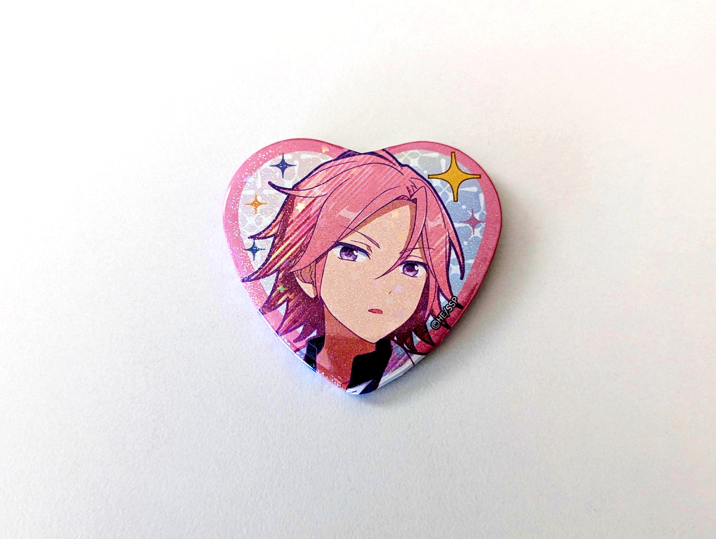Ensemble Stars!! Heart Shape Can Badge Collection - the midnight sun -