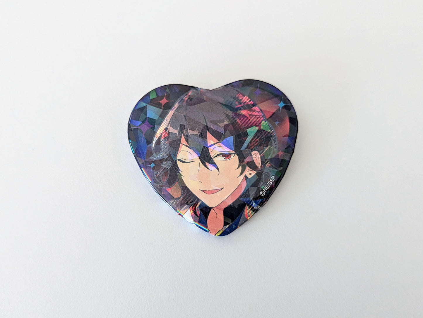 Ensemble Stars!! Heart Shape Can Badge Collection - the dead of night -