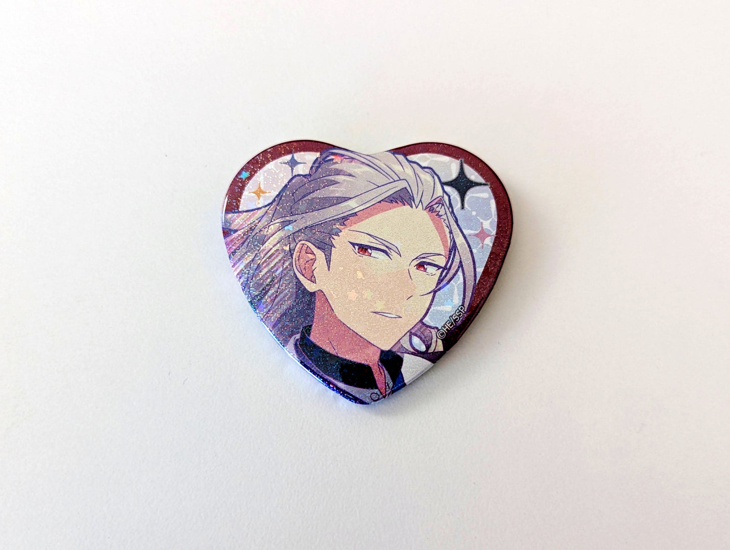 Ensemble Stars!! Heart Shape Can Badge Collection - the midnight sun -