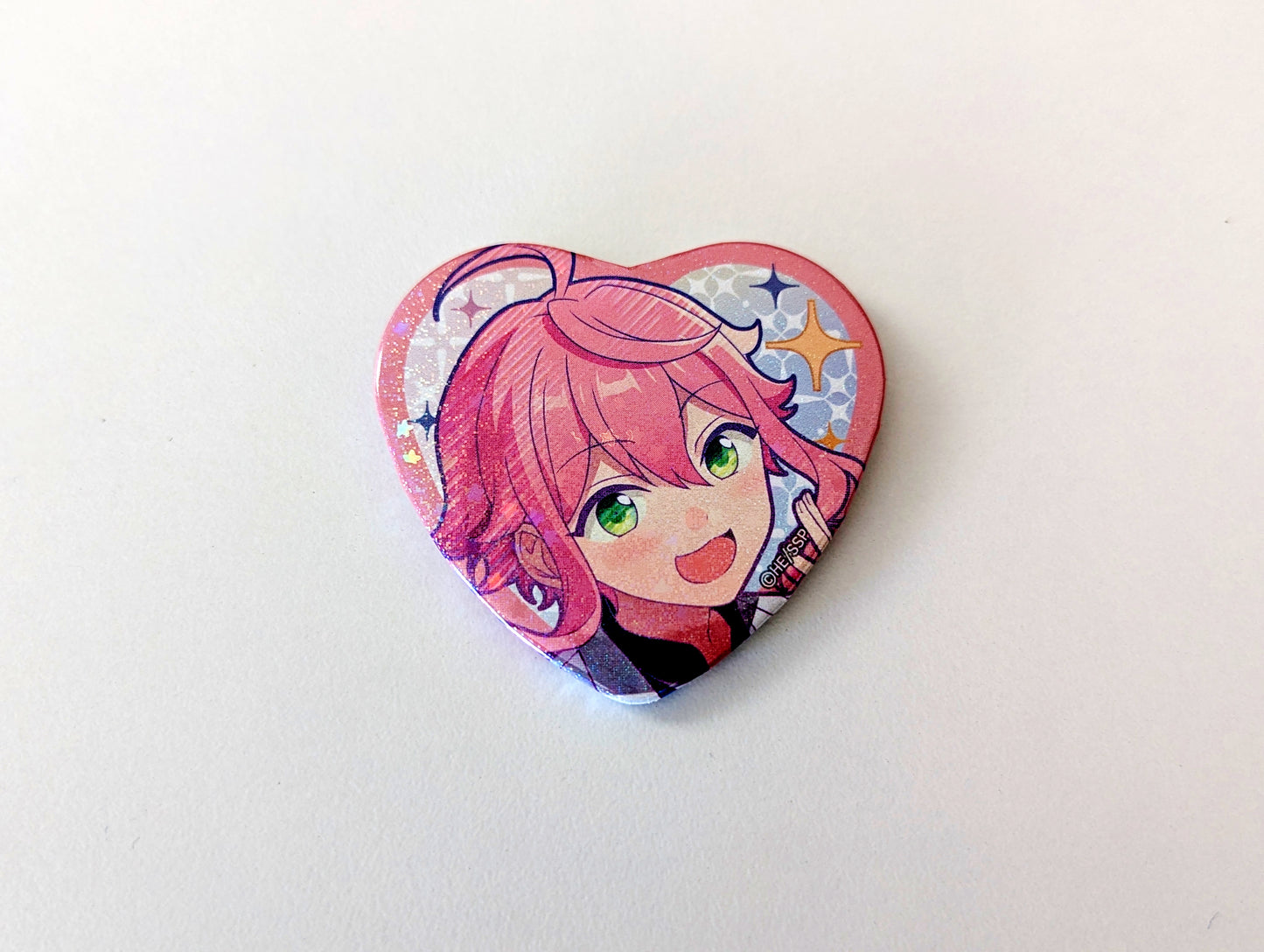 Ensemble Stars!! Heart Shape Can Badge Collection - the midnight sun -