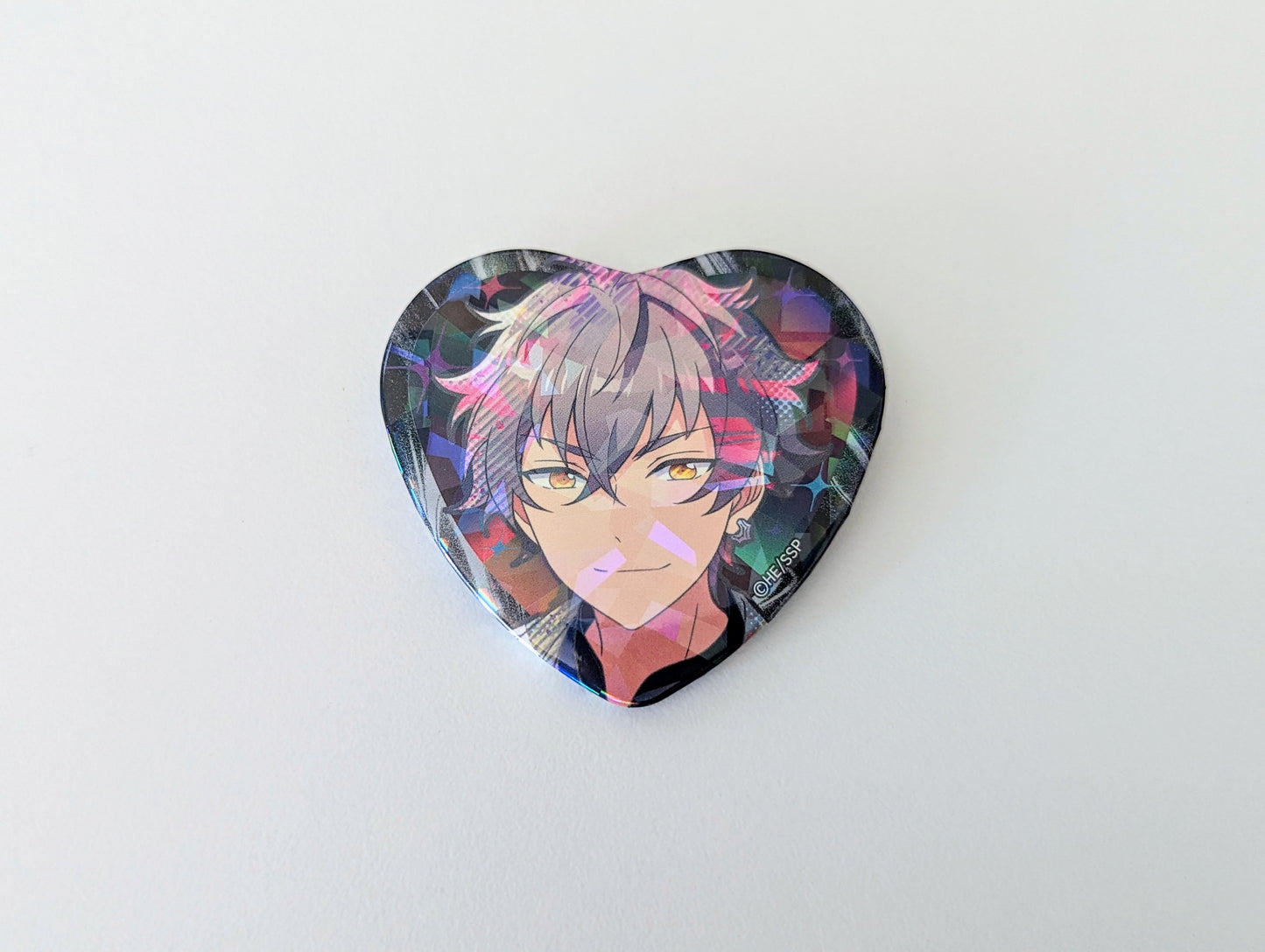 Ensemble Stars!! Heart Shape Can Badge Collection - the dead of night -