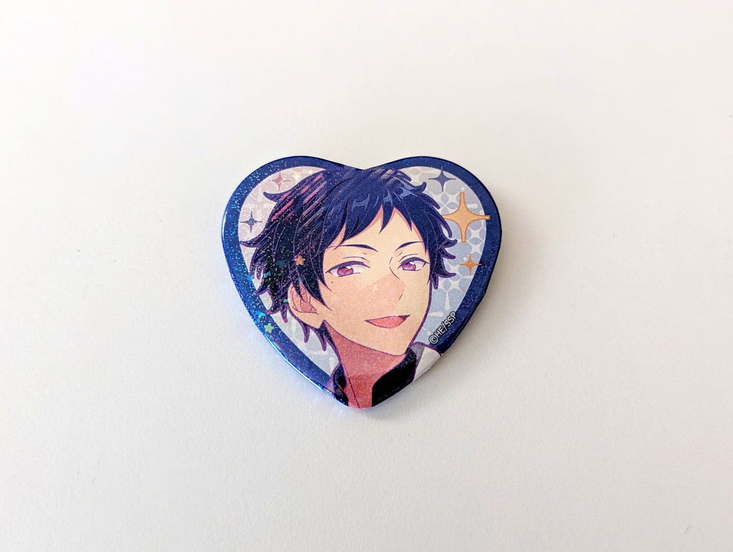 Ensemble Stars!! Heart Shape Can Badge Collection - the midnight sun -
