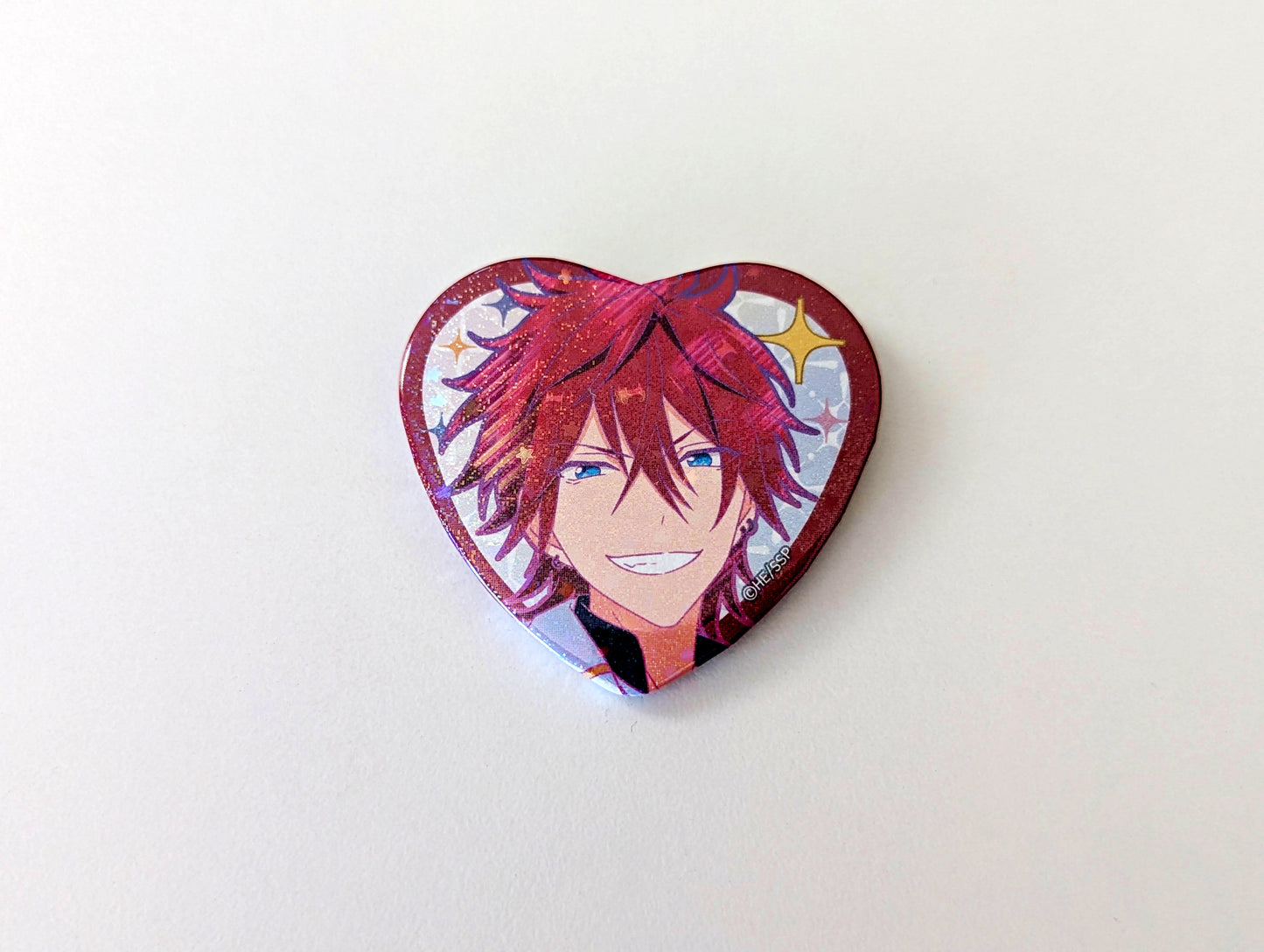 Ensemble Stars!! Heart Shape Can Badge Collection - the midnight sun -