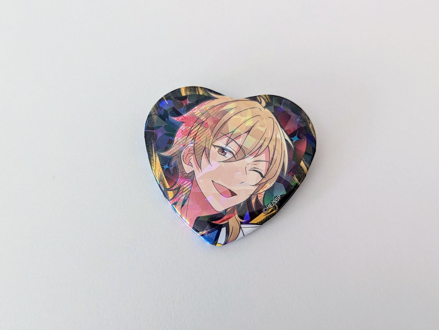 Ensemble Stars!! Heart Shape Can Badge Collection - the dead of night -