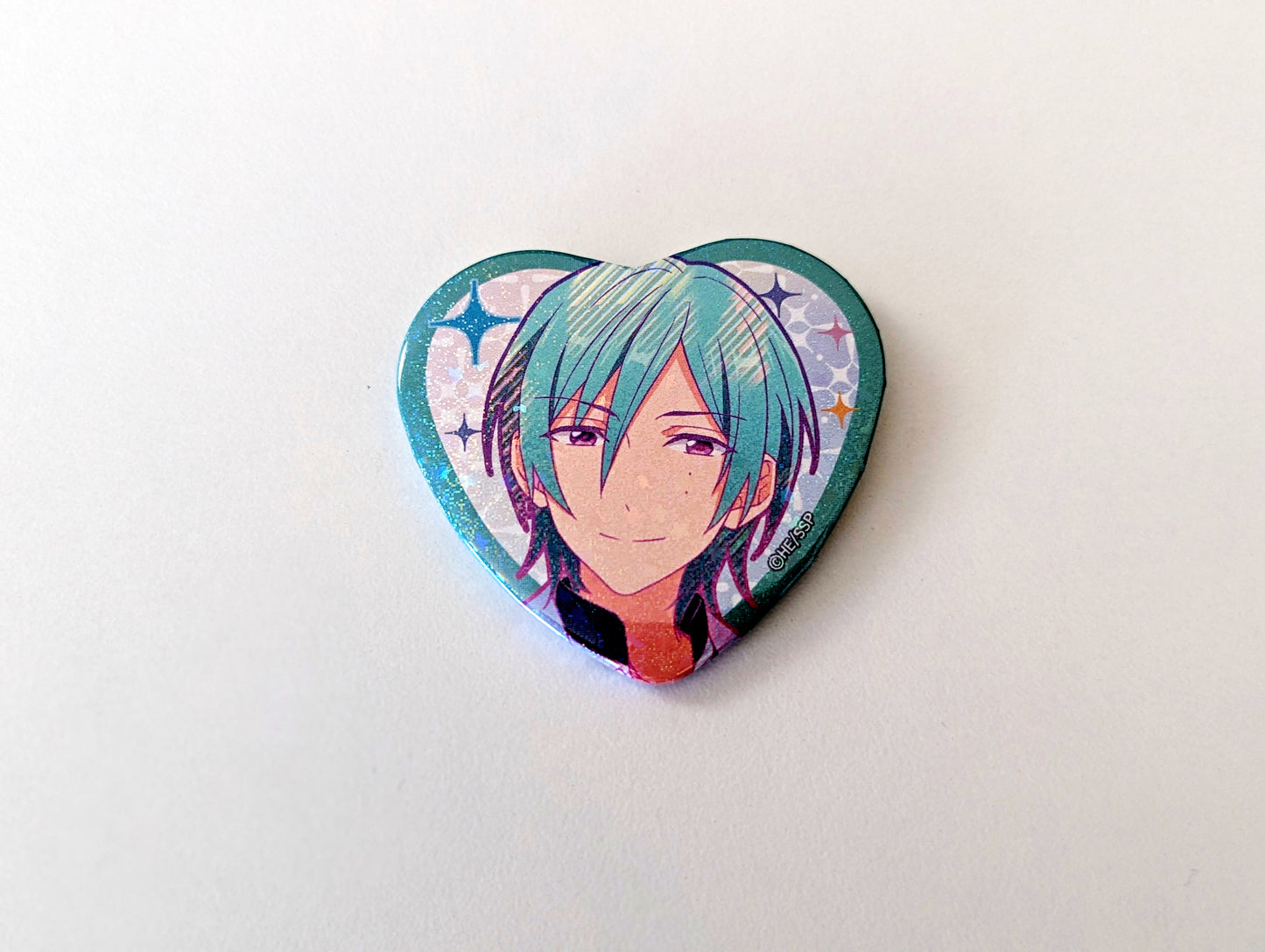 Ensemble Stars!! Heart Shape Can Badge Collection - the midnight sun -