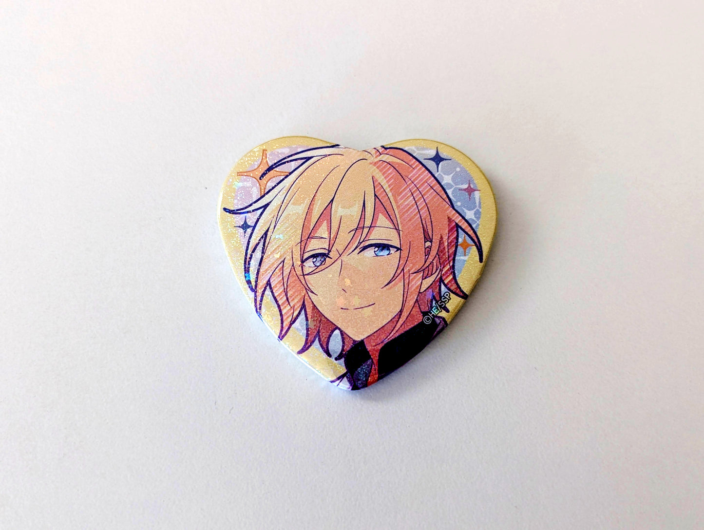 Ensemble Stars!! Heart Shape Can Badge Collection - the midnight sun -