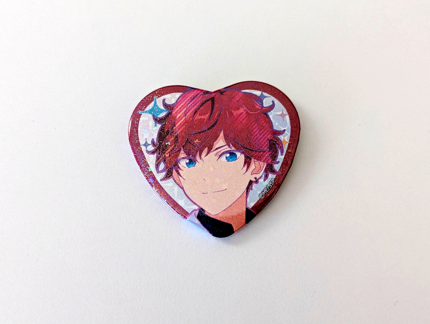 Ensemble Stars!! Heart Shape Can Badge Collection - the midnight sun -