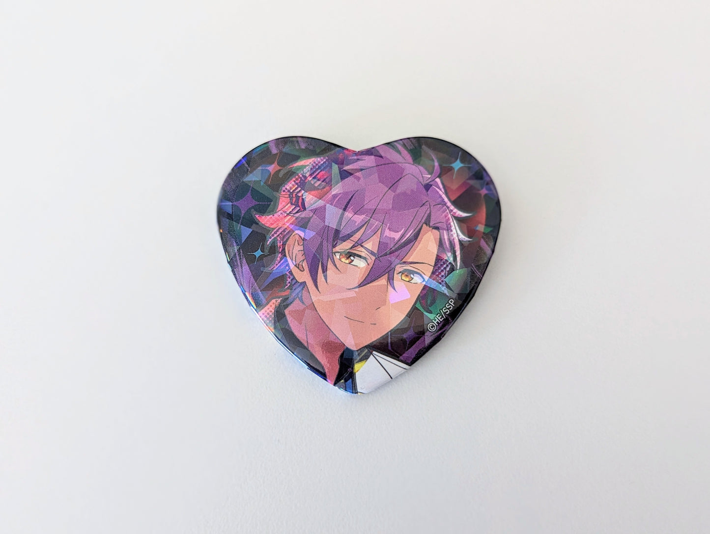 Ensemble Stars!! Heart Shape Can Badge Collection - the dead of night -