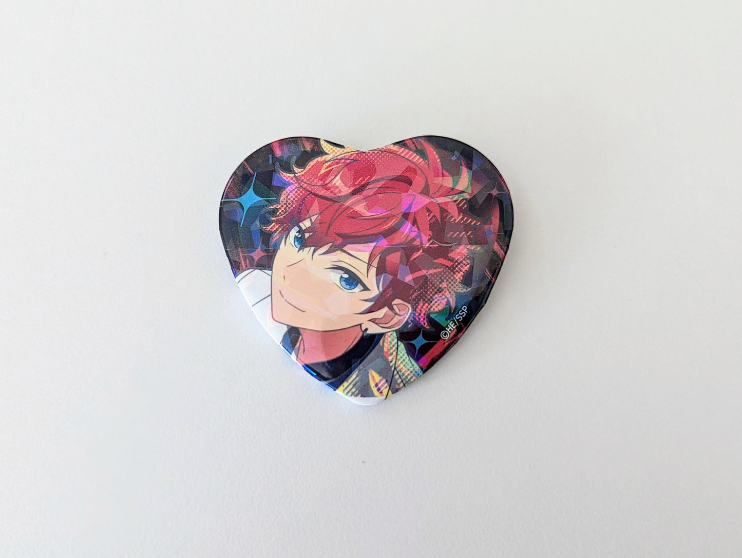 Ensemble Stars!! Heart Shape Can Badge Collection - the dead of night -